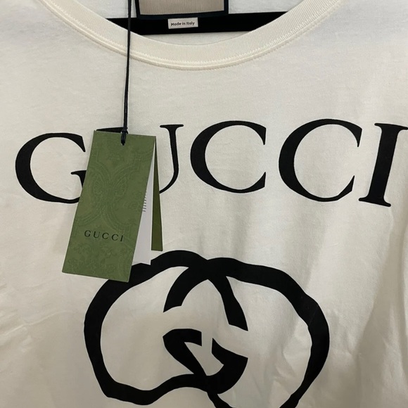 Gucci 100% Authentic Oversized T-Shirt With Interlocking G Small - Picture 2 of 7